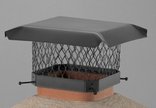 Shelter SC99 Single-Flue Black Galvanized-Steel Chimney Cap (9" x 9")