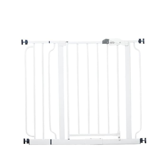 Regalo Easy Step Walk Thru Gate, White, Fits Spaces between 29" and 39" Wide (White) - Like New