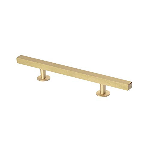 Lews Hardware 31-103 Square Bar 3 or 3-3/4 Inch Center to Center Bar Cabinet Pull