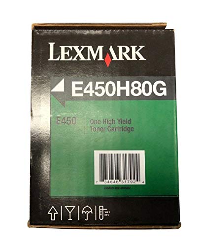 Lexmark E450H80G Toner Cartridge, Black - Like New