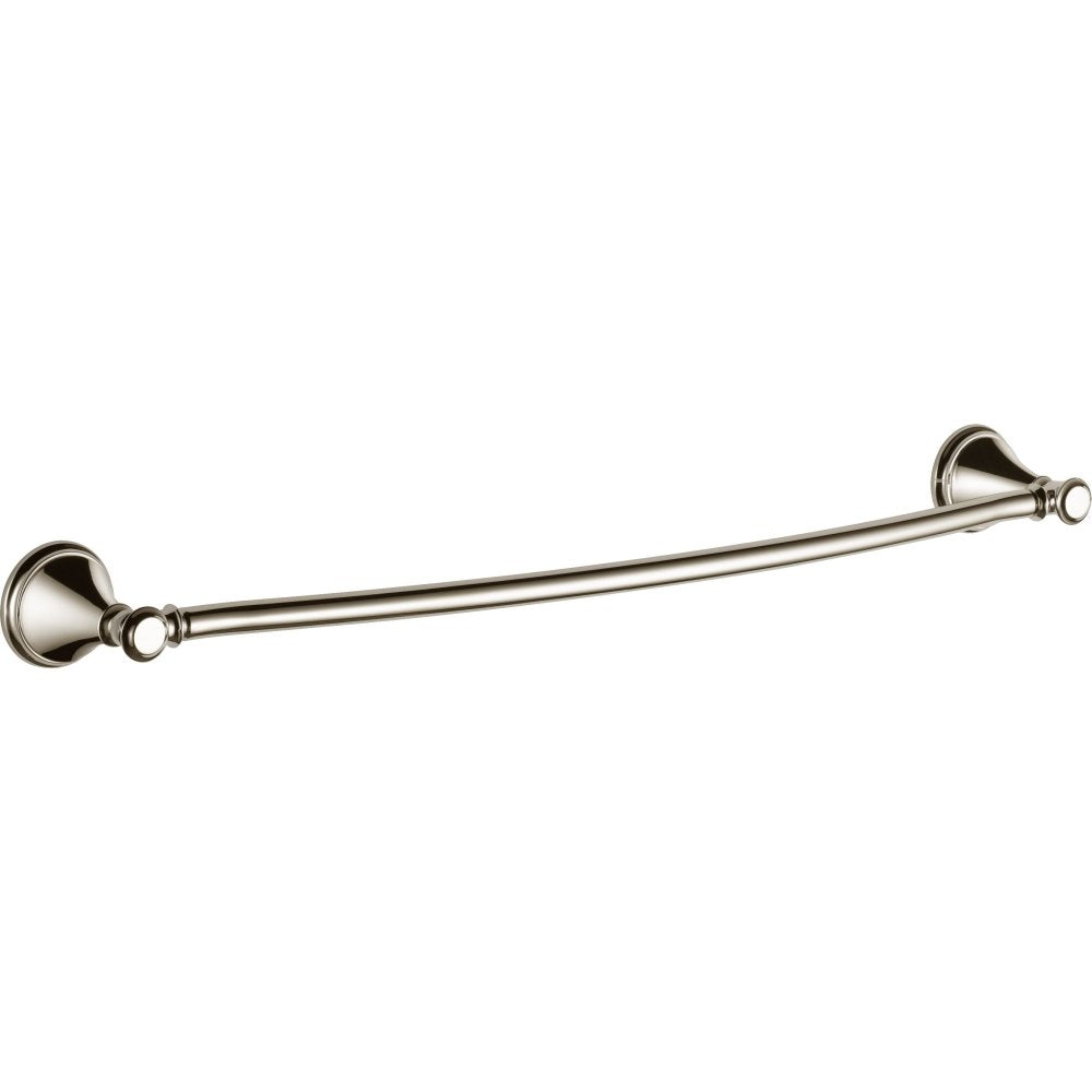 DELTA FAUCET 79724-PN Cassidy Wall Mounted 24 in. Towel Bar in Polished Nickel