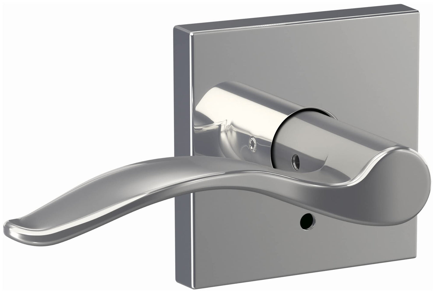 Schlage Fc172-Pen-Col Custom Pennant Non-Turning Two-Sided Dummy Door Lever Set - Chrome