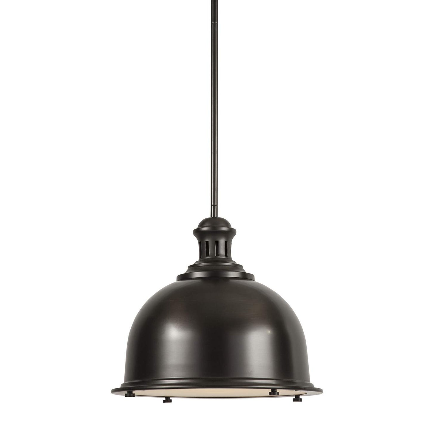 Park Harbor PHPL5081BN Park Harbor PHPL5081 Chisum 13" Wide Single Light Single Pendant with Industrial Style Shade