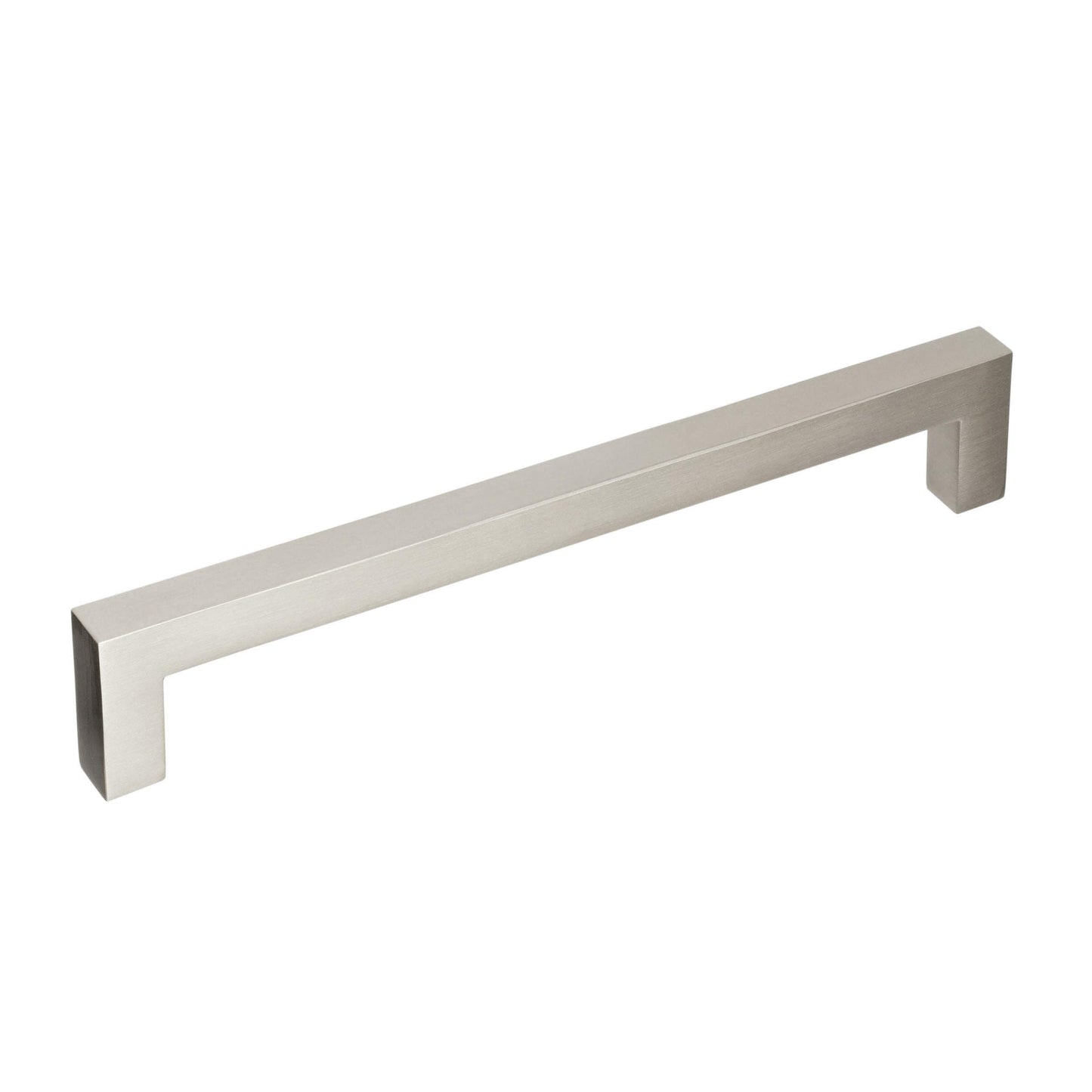 Amerock | Cabinet Pull | Satin Nickel | 6-5/16 inch (160 mm) Center to Center | Monument | 1 Pack | Drawer Pull | Drawer Handle | Cabinet Hardware - Like New