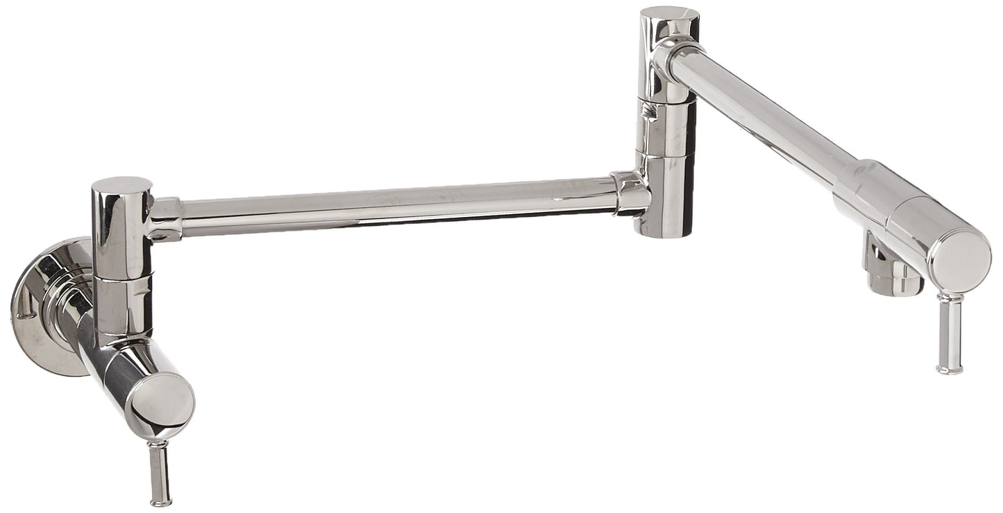 hansgrohe 04218830 Talis C 8-inch Tall 2-Handle Pot Filler with 360-Degree Swivel in Polished Nickel - Like New
