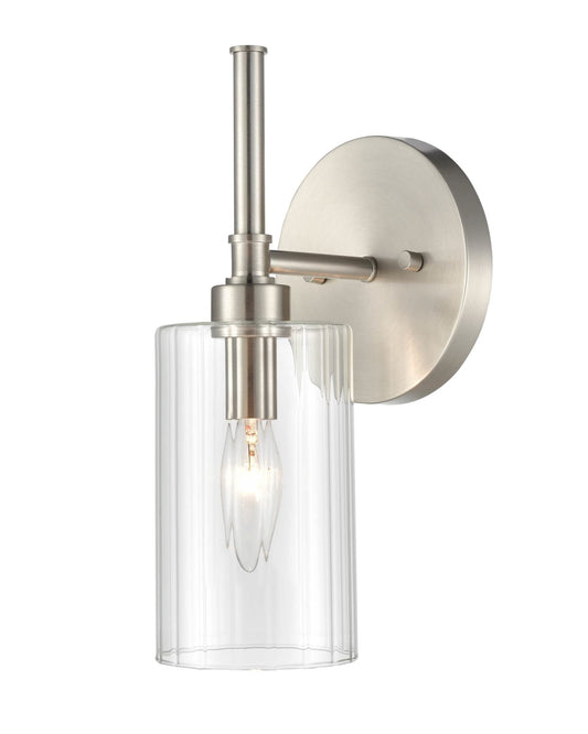 Millennium Lighting Chastine 1 Light Wall Sconce in Brushed Nickel