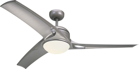 Monte Carlo 3MO52TMO-V1 Mach One TSCA Title VI Compliant 52" Ceiling Fan with LED Light Kit & Remote, 3 ABS Blades, Titanium - Very Good