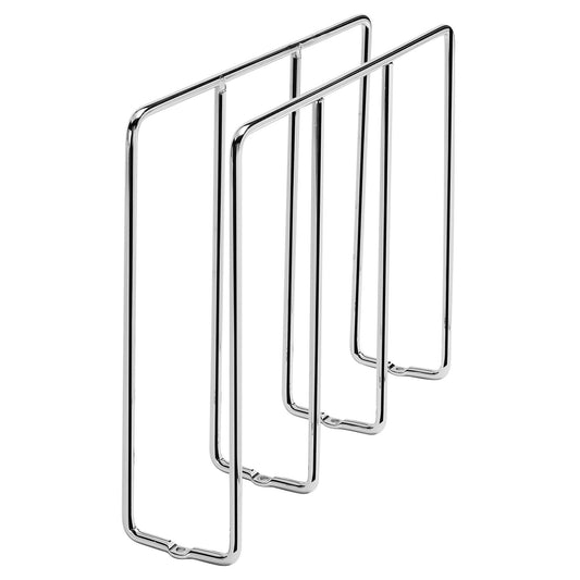 Rev-A-Shelf 596-10CR-52 U-Shaped Tray Wire Divider Bakeware Cookie Sheet Organizer for Wall or Base Home Kitchen Cabinets, Chrome - Like New
