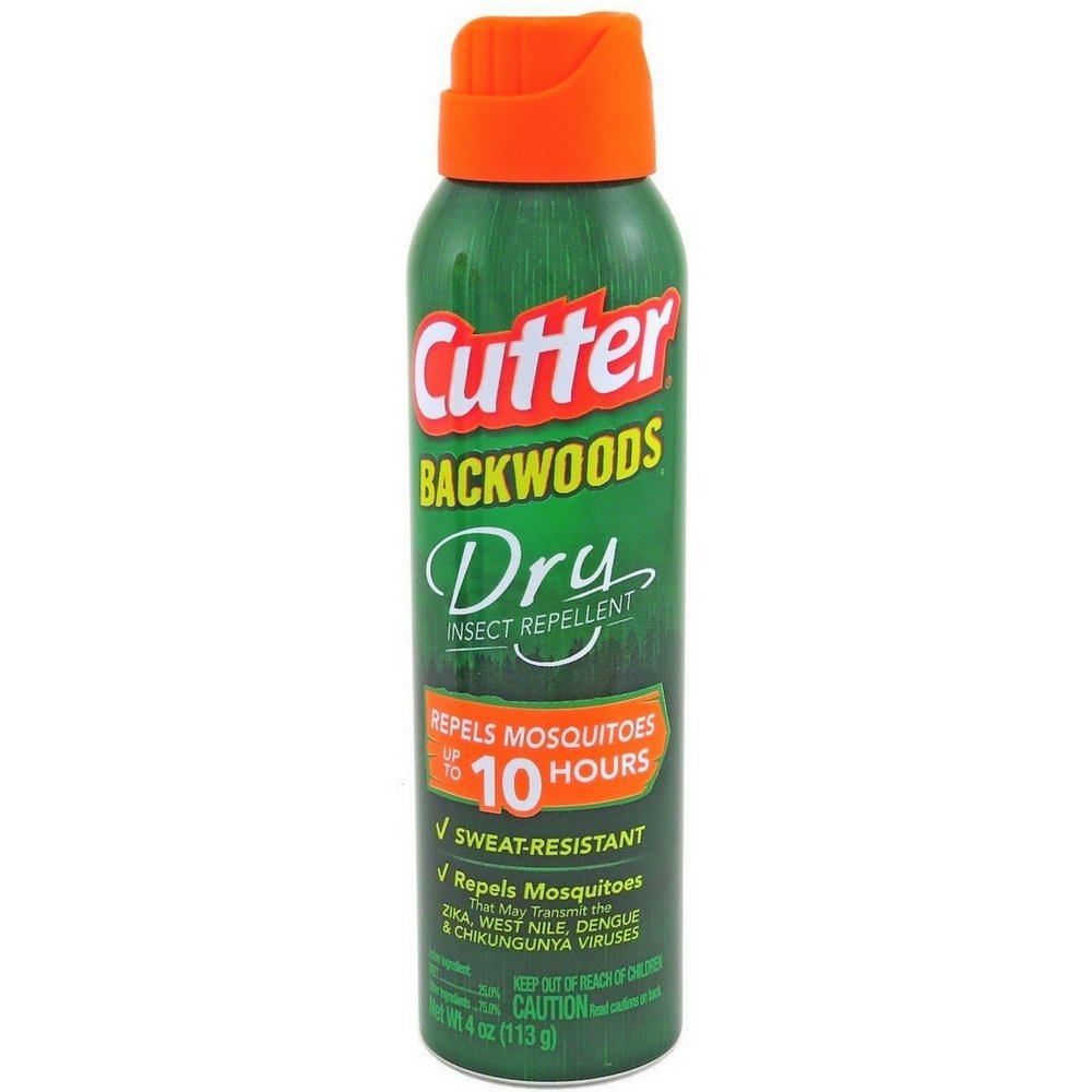 Cutter Backwoods Dry Insect Repellent Spray 4 oz (Pack of 3)