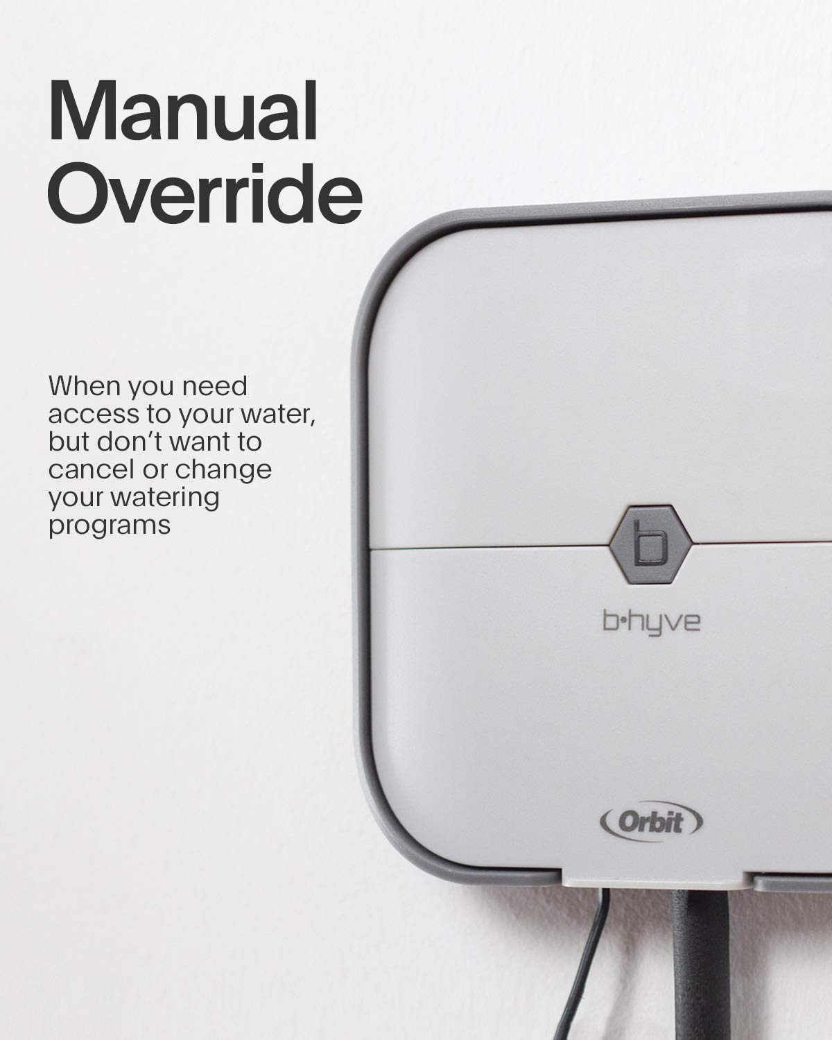 Orbit B-Hyve Smart EPA WaterSense Labeled 8-Zone Indoor Sprinkler Timer/Controller; 8.75" H