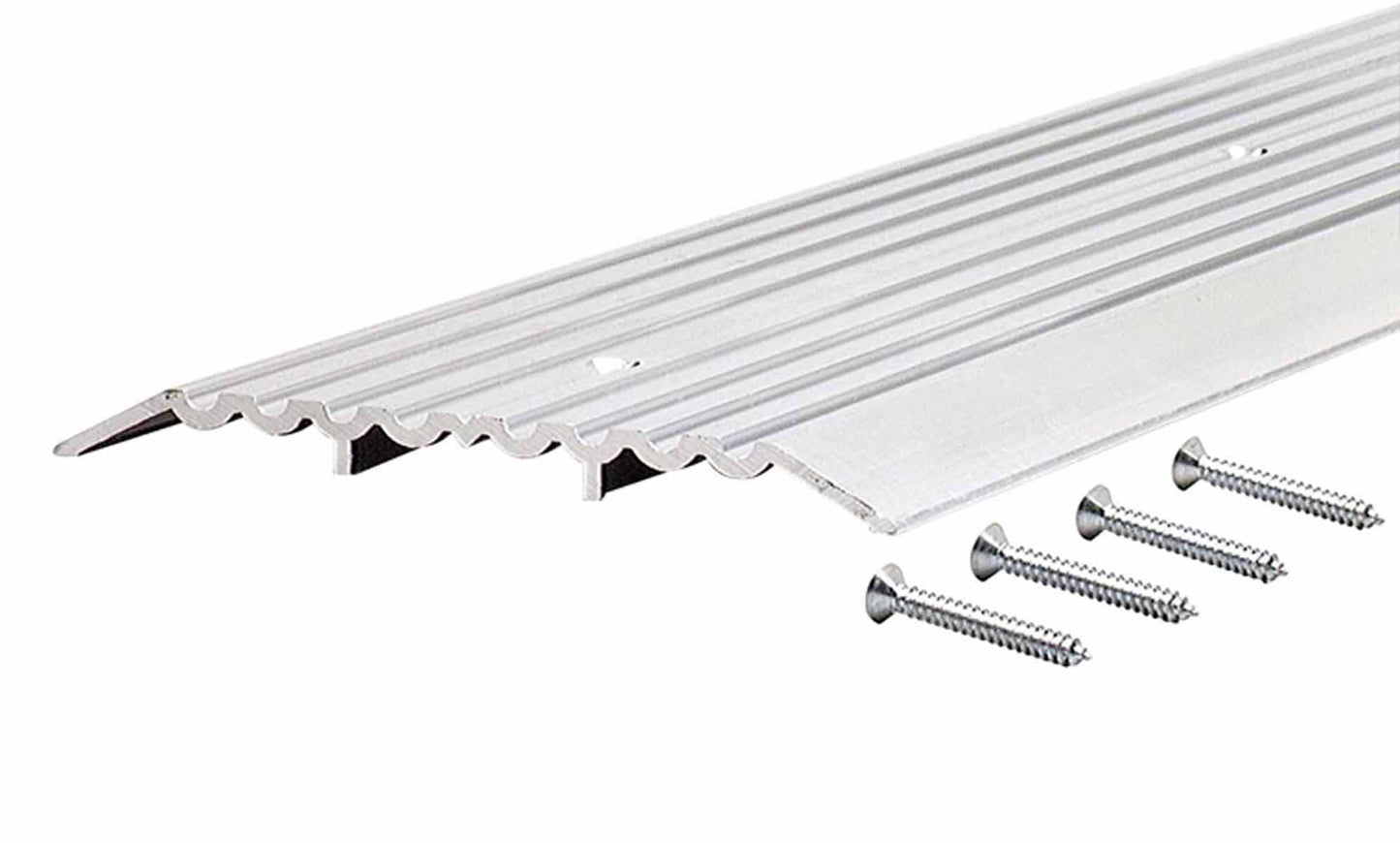 M-D 11619 36" Aluminum Commercial Fluted Top Threshold