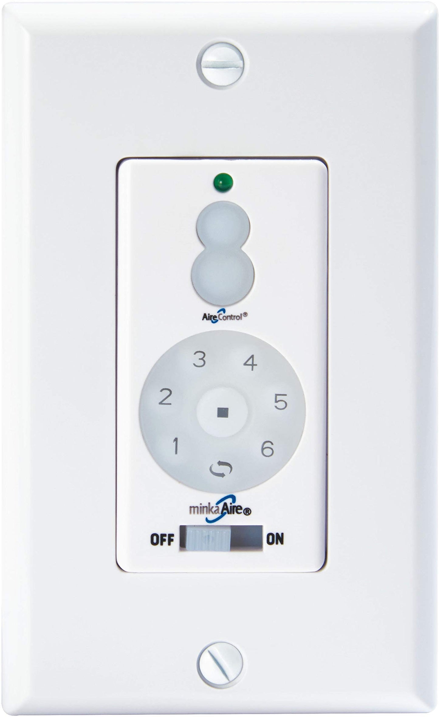 Minka Aire WC600 DC Wall Control or Remote w/Full Function, White