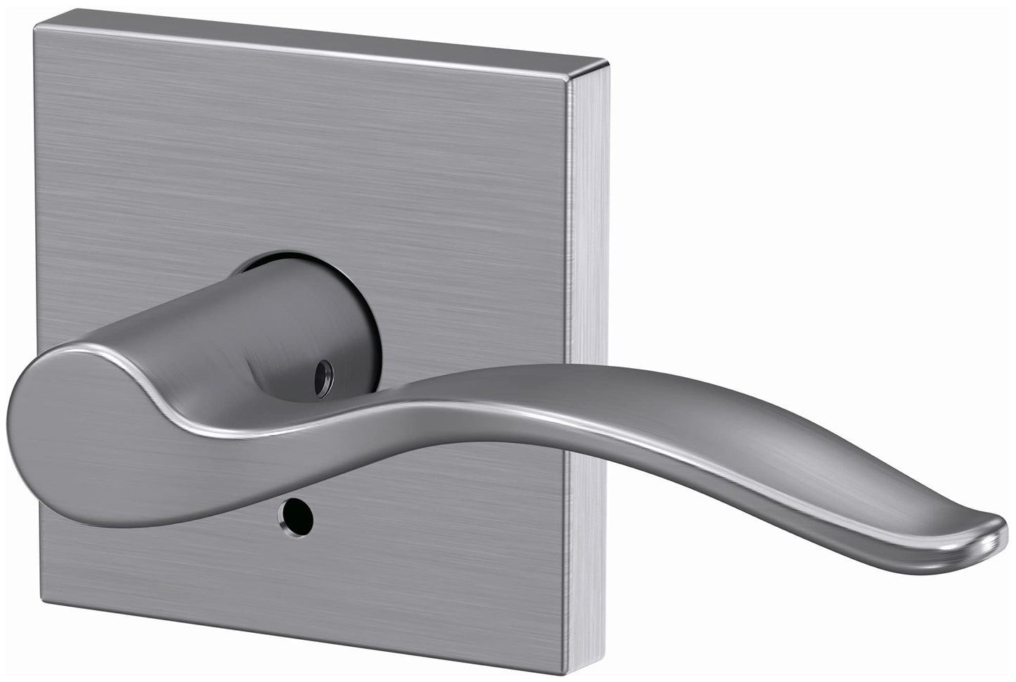Schlage FC172PEN625COL Schlage FC172-PEN-COL Custom Pennant Non-Turning Two-Sided Dummy Door Lever Set with Collins Trim - Like New