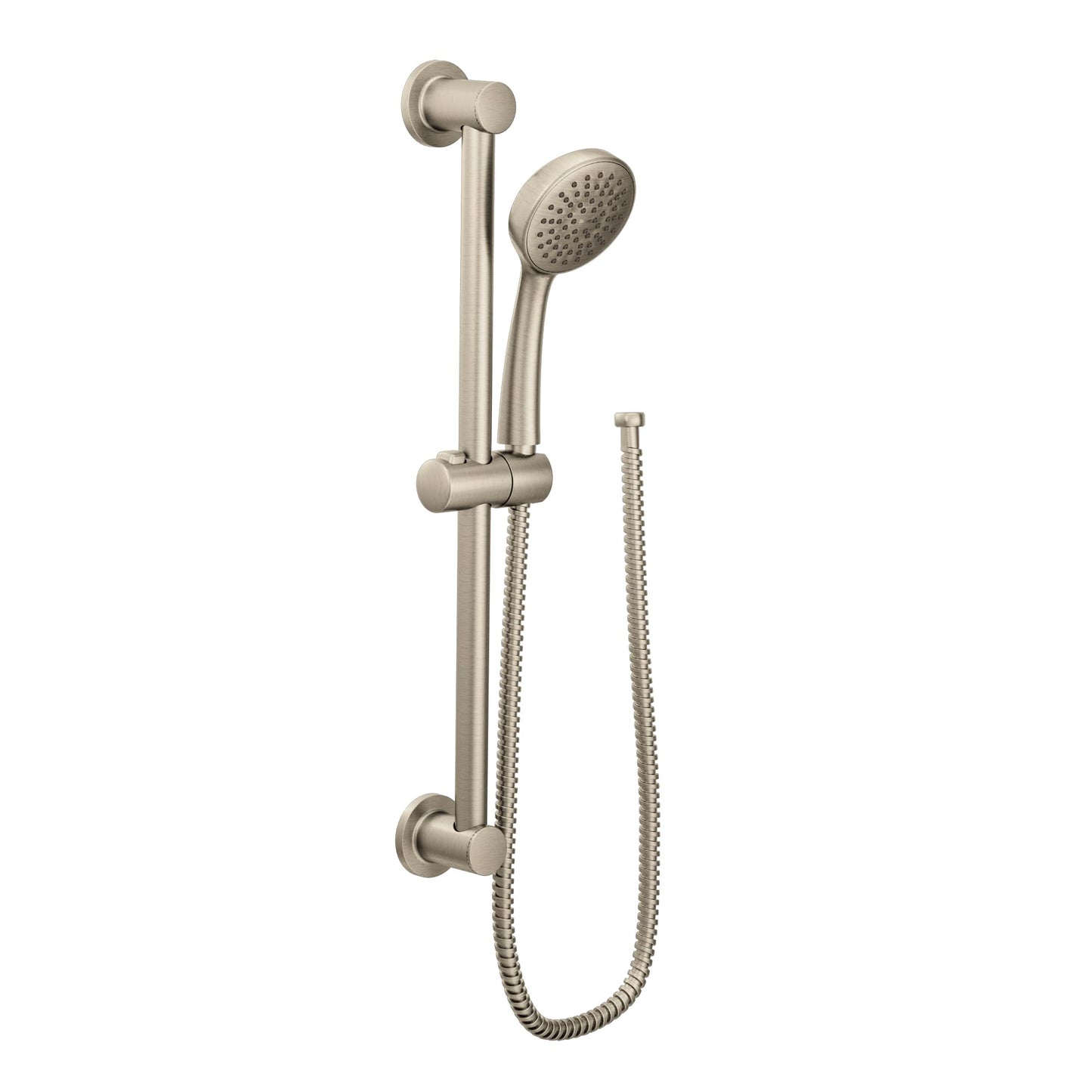 Moen Eco-Performance Brushed Nickel Detachable Handheld Shower Head with 24-Inch Slide Bar and 69-Inch Hose, 3868EPBN