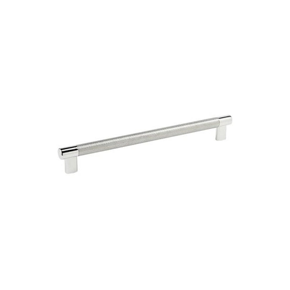 Amerock Esquire 10-1/16 in (256 mm) Center-to-Center Polished Nickel/Stainless Steel Cabinet Pull - Like New