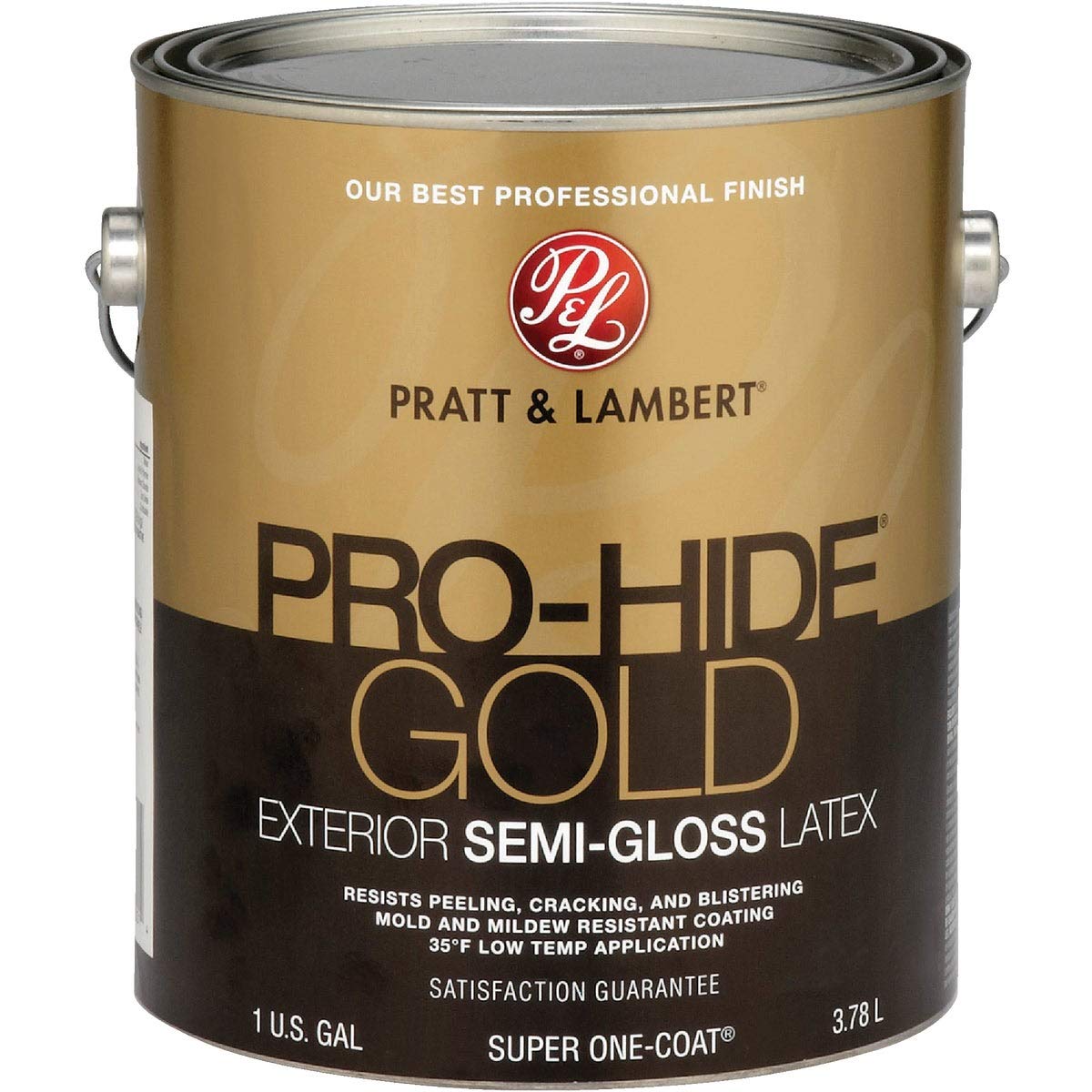Pratt & Lambert Pro-Hide Gold Semi-Gloss Latex Exterior House Paint-EXT S/G BASE