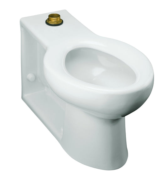 KOHLER K-4388-0 Anglesey Elongated Bowl with Integral Seat, White