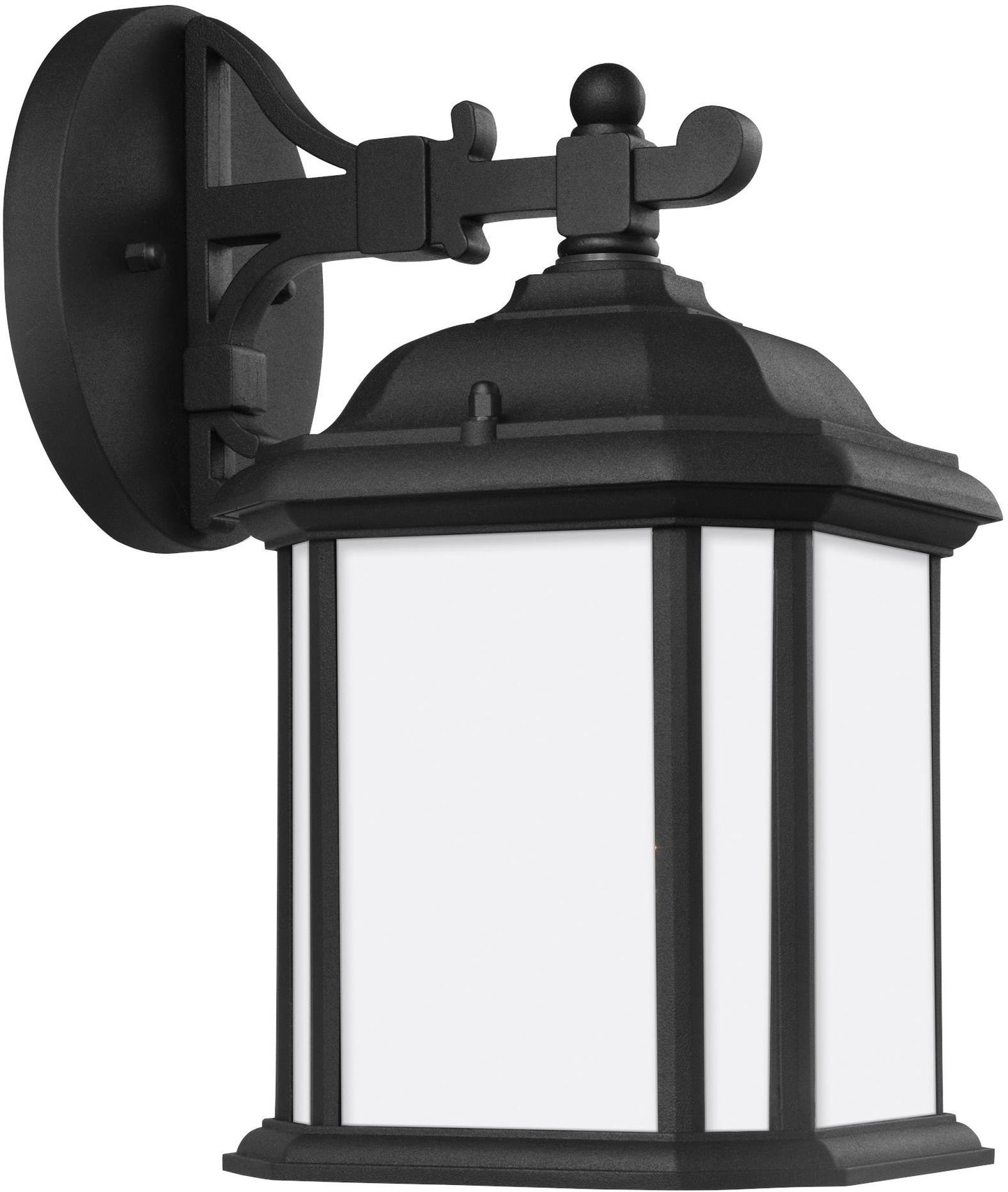 Sea Gull Lighting 84529EN3-12 Kent One-Light Outdoor Wall Lantern, Black - Like New