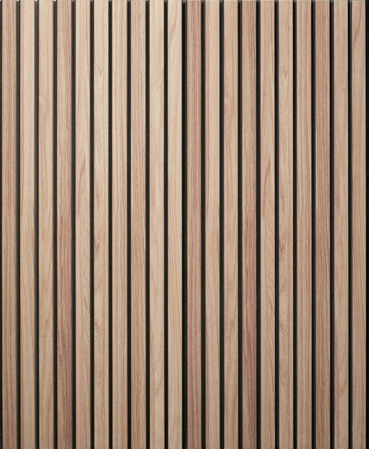 Wall!Supply 0.79 in. x 20 in. x 46 in. Ultralight Linari Modern Natural Wall Paneling (4-Pack)