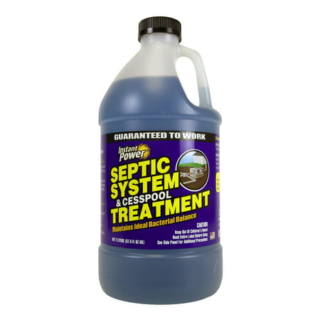 Instant Power® Septic System & Cesspool Treatment  67.6 FL OZ (2 Liter) Will Keep Your Septic System Functioning at Peak Performance and Help Control Odors. - Like New