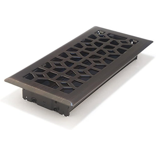 Accord AMFRRBM410 Marquis Floor Register, 4-Inch x 10-Inch(Duct Opening Measurements), Dark Oil-Rubbed Bronze